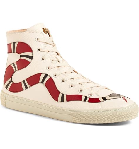 gucci sneakers snake|gucci snake high top sneakers.